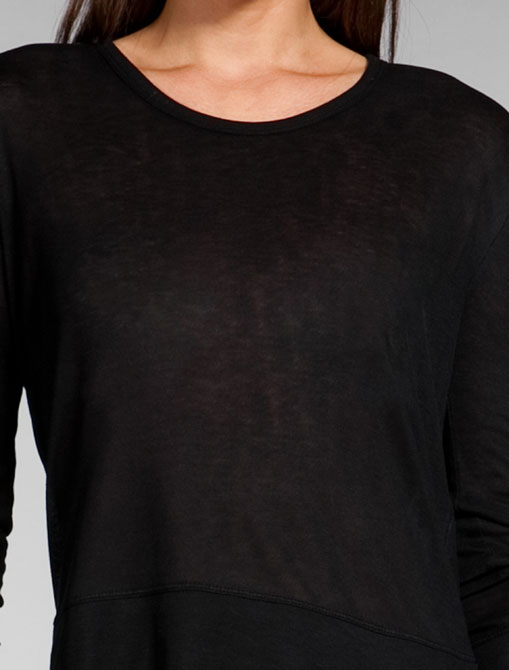 Alexander Wang Cowl Back Crop Rugloos T-shirts