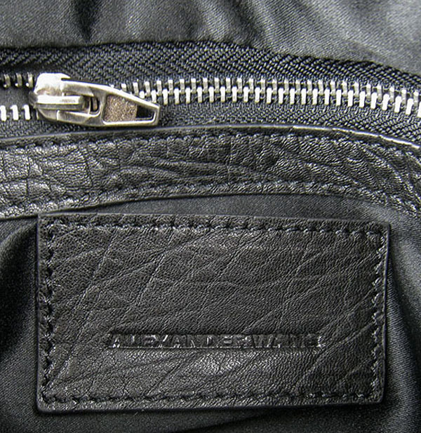 Alexander Wang Coco Mini Leather handbag Black Silver