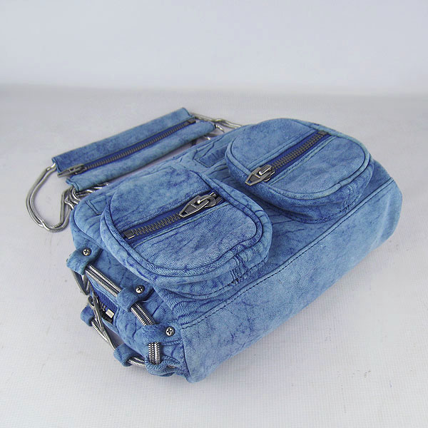 Alexander Wang Brenda Zip Chain Bag Blue