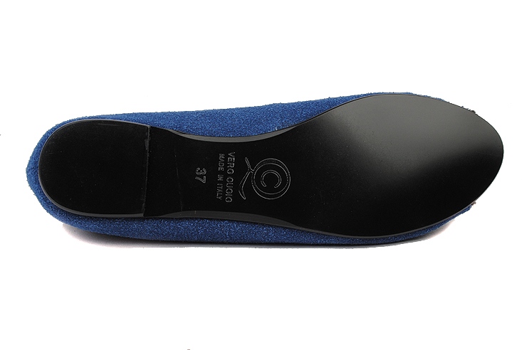 Alexander McQueen Leather zip Flat Shoes Blue