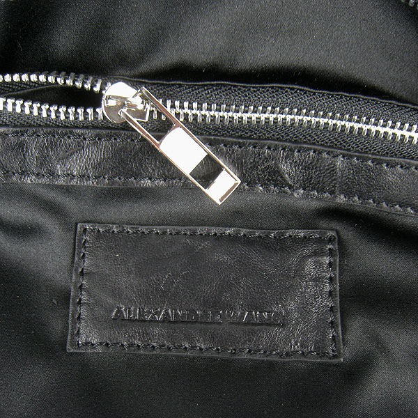 Alexander Wang Donna Zipper Hobo Shoulder Bag Black