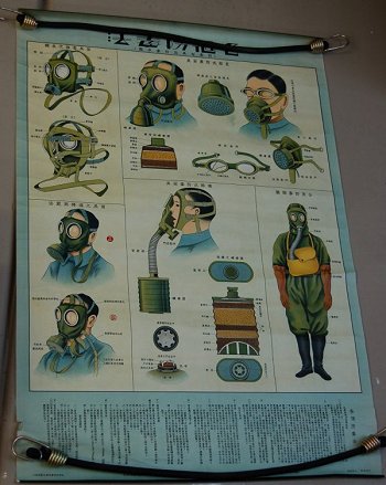 Asian Gas Mask Poster