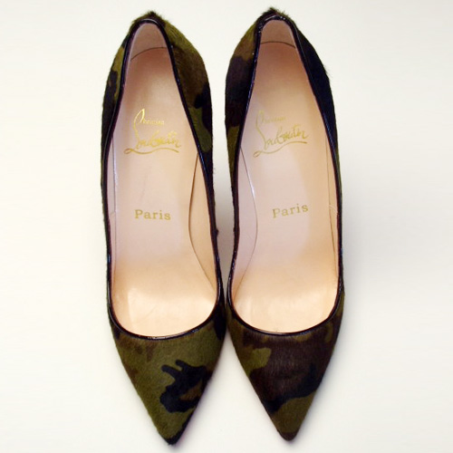 Christian louboutin Pigalle camouflage pumps