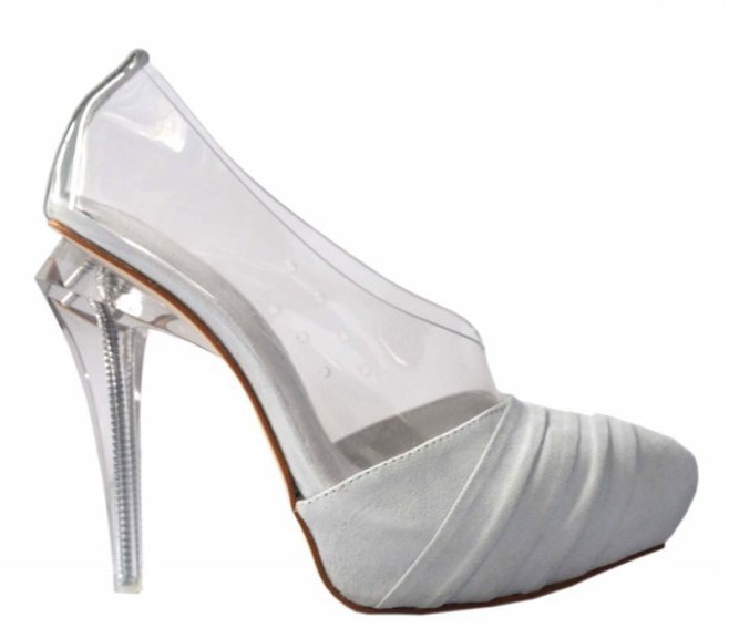 Alexander Wang transparent Wrapped Boot in White