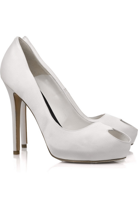 Alexander Mcqueen White Patent Leather Pumps