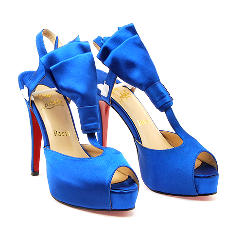 hristian Louboutin Ernesta Bow - Blue