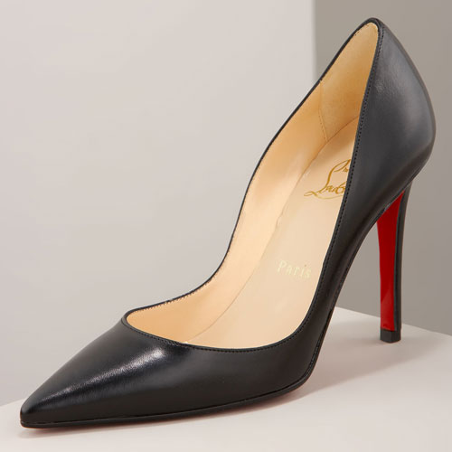 Christian Louboutin Pointed-Toe Pump black