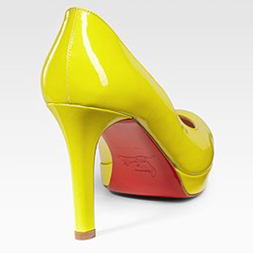 Christian Louboutin New simple pump yellow