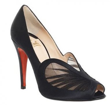 Christian Louboutin Papilipi Satin Pump Black