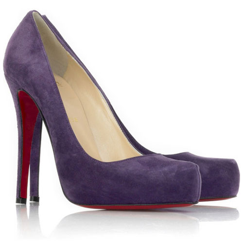 Christian Louboutin Rolando platform pumps Purple