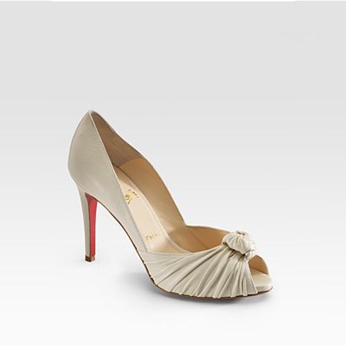 Christian Louboutin Knotted Leather Pumps